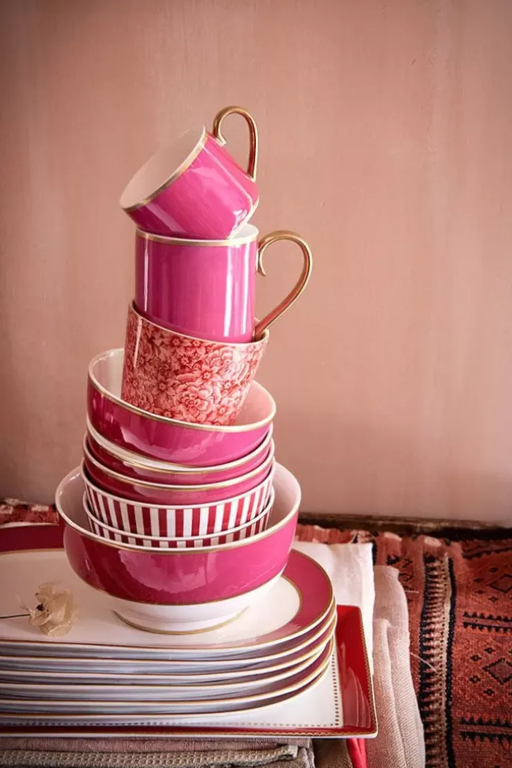 Pip Studio Pip Chique Cappuccino Kop & Schotel Roze New