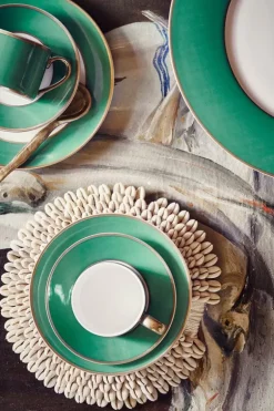 Pip Studio Pip Chique Espresso Kop & Schotel Groen