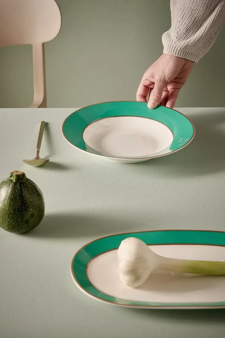 Pip Studio Pip Chique Ovale Taartplateau Groen