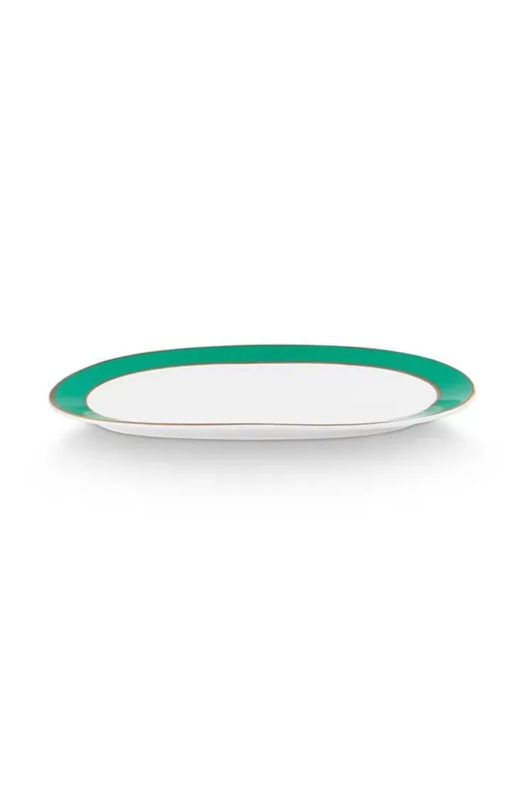 Pip Studio Pip Chique Ovale Taartplateau Groen