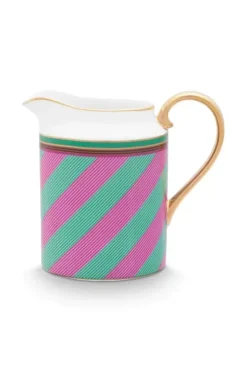 Pip Studio Pip Chique Stripes Kan Klein Roze/Groen Outlet