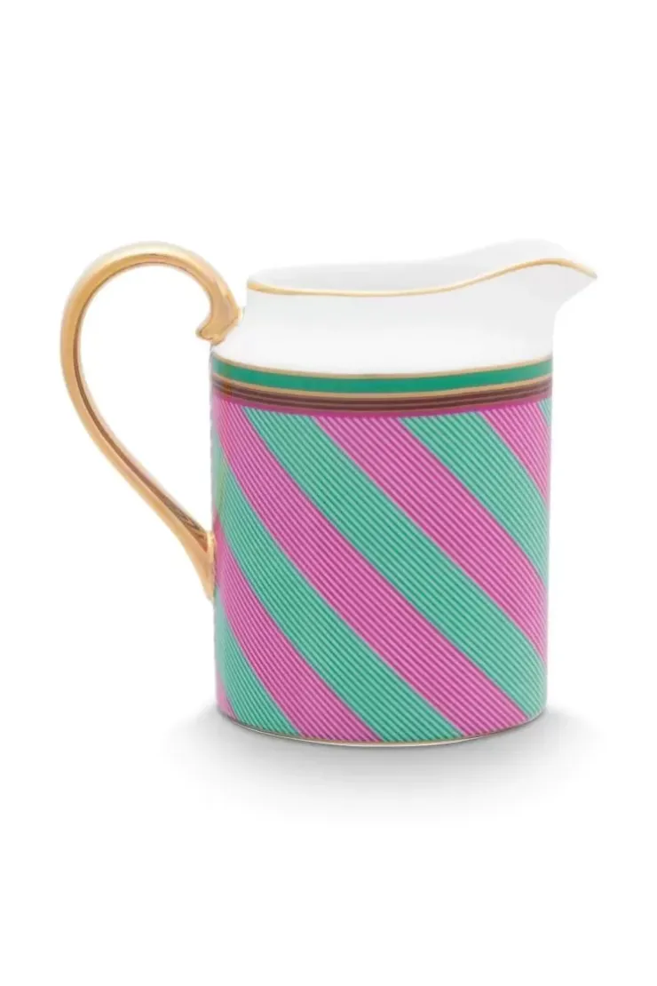Pip Studio Pip Chique Stripes Kan Klein Roze/Groen Outlet