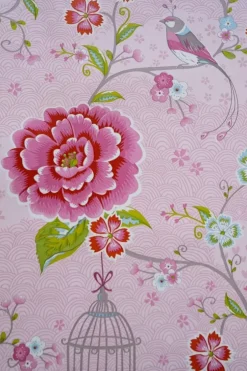 Pip Studio Birds In Paradise Vliesbehang Roze Best