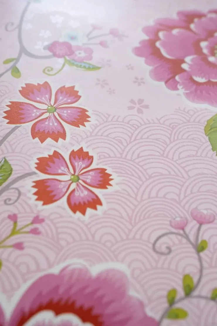 Pip Studio Birds In Paradise Vliesbehang Roze Best