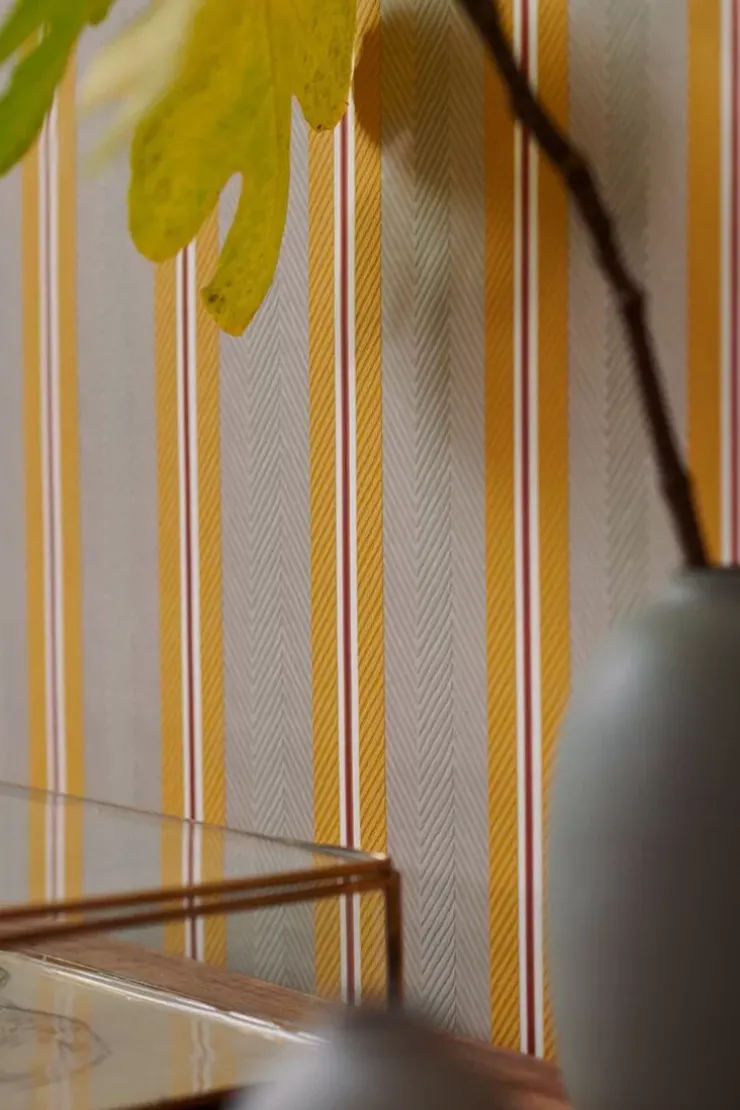 Pip Studio Blurred Lines Vliesbehang Beige/ Geel Outlet