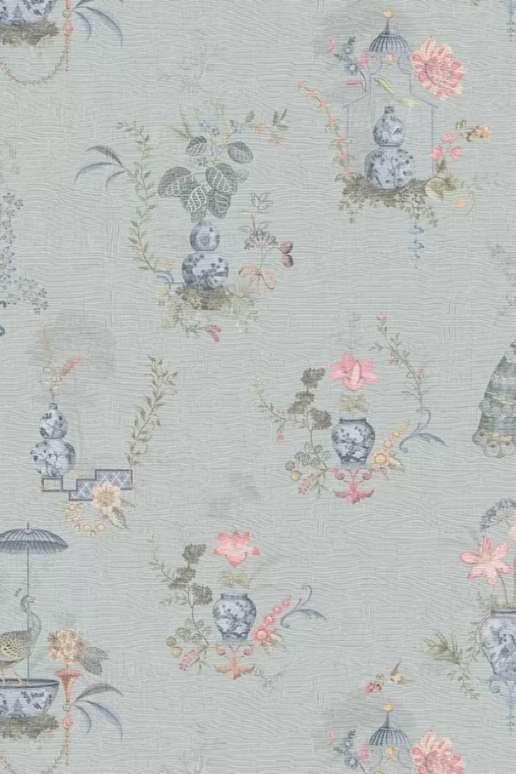 Pip Studio Chinese Porcelain Vinylbehang Licht Blauw Best
