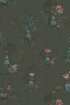 Pip Studio Chinese Porcelain Vinylbehang Donker Groen Discount