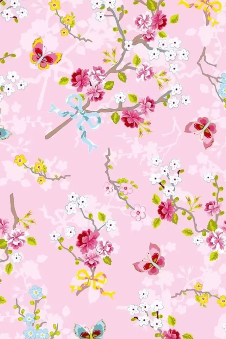 Pip Studio Chinese Rose Vliesbehang Licht Roze Outlet