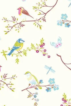 Pip Studio Early Bird Vliesbehang Gebroken Wit Discount