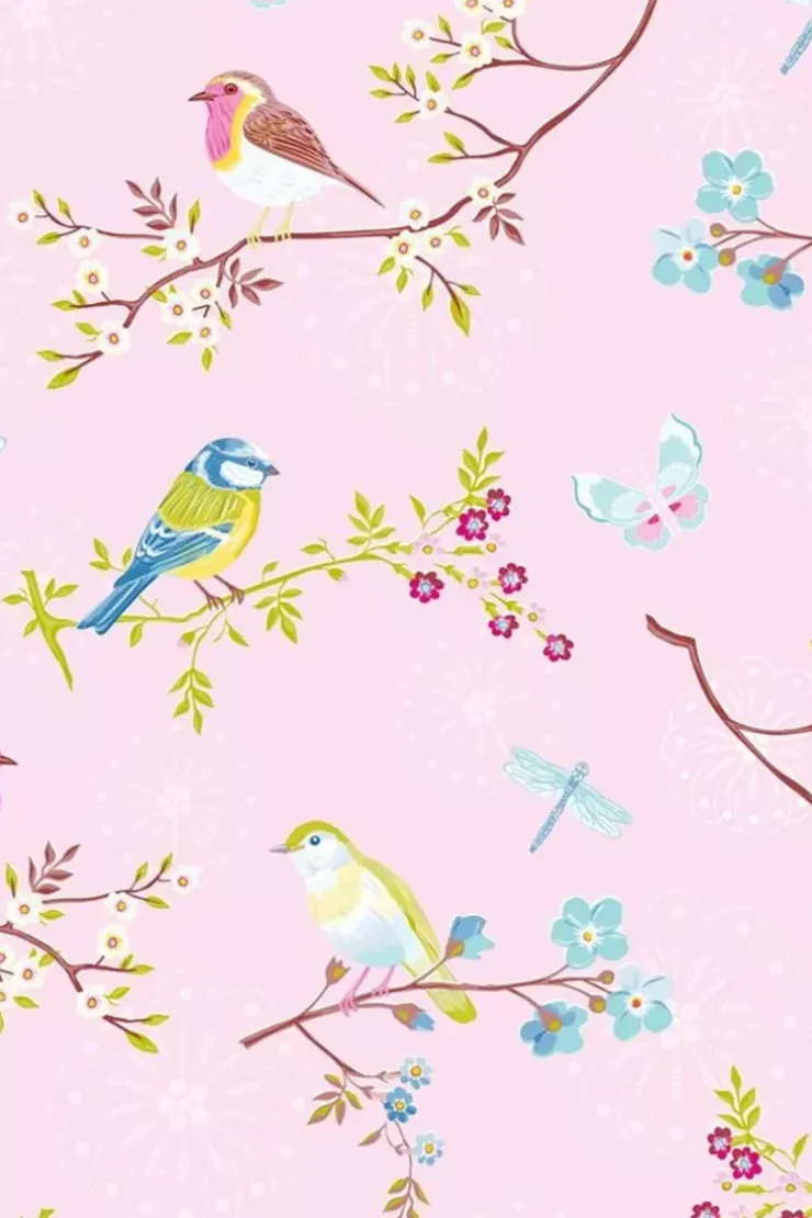 Pip Studio Early Bird Vliesbehang Licht Roze New