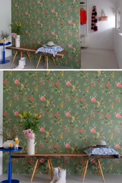 Pip Studio Floris Vliesbehang Groen New