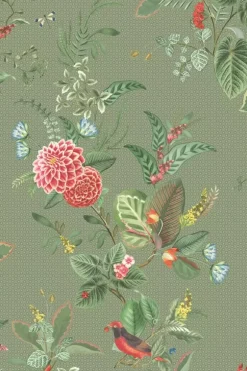 Pip Studio Floris Vliesbehang Groen New