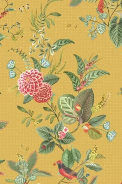 Pip Studio Floris Vliesbehang Geel Outlet