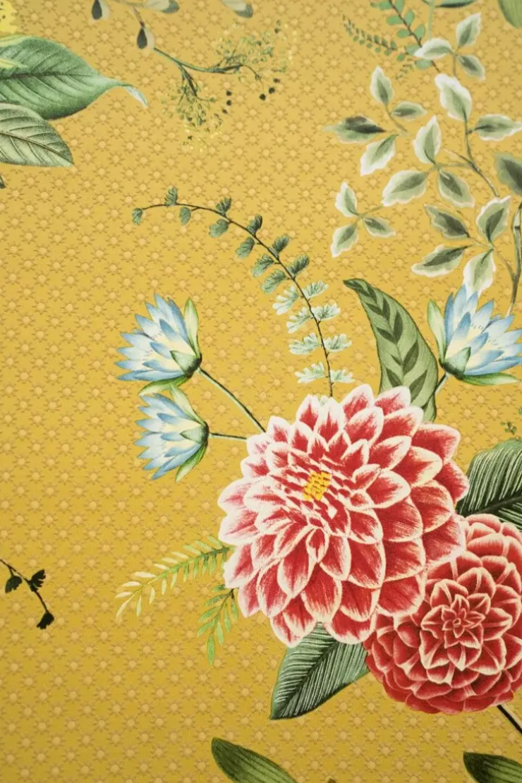 Pip Studio Floris Vliesbehang Geel Outlet