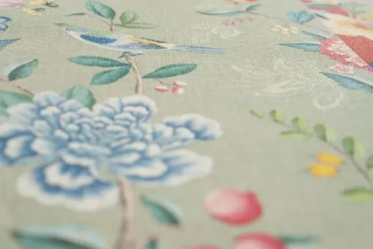 Pip Studio Good Evening Vinylbehang Groen Outlet