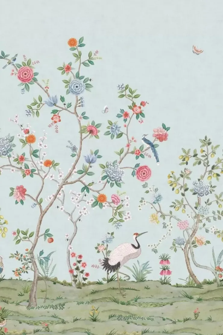 Pip Studio Good Morning Wallpower Licht Blauw