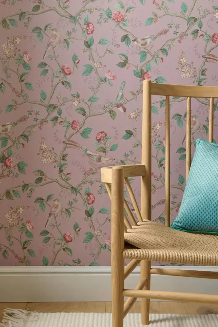 Pip Studio Good Nightingale Vliesbehang Mauve Roze Outlet