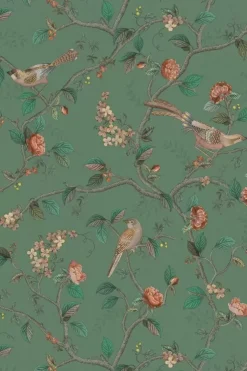 Pip Studio Good Nightingale Vliesbehang Groen Best