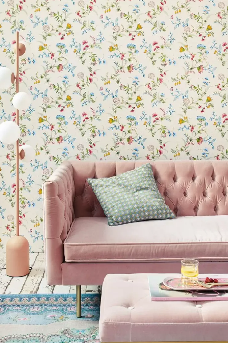 Pip Studio La Majorelle Vliesbehang Wit Outlet