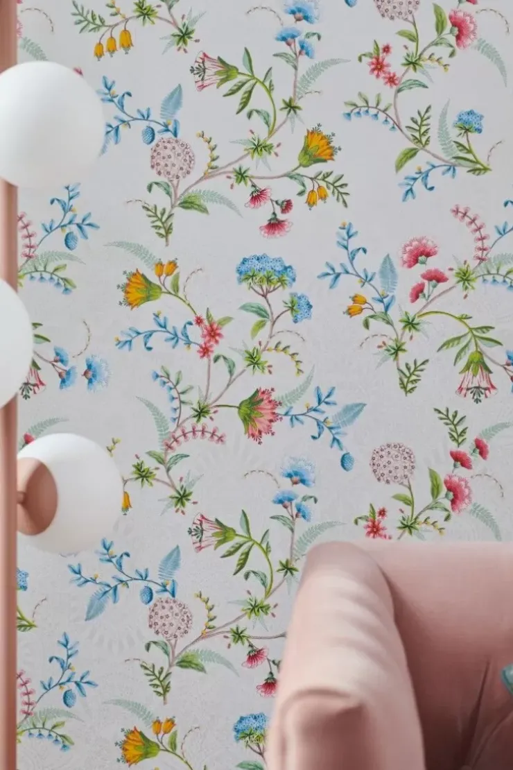 Pip Studio La Majorelle Vliesbehang Wit Outlet