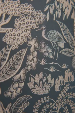 Pip Studio Origami Tree Vliesbehang Donker /Rose Goud Blauw Sale