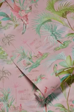 Pip Studio Palm Scene Vliesbehang Roze Online