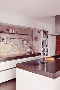 Pip Studio Palm Scene Vliesbehang Roze Online