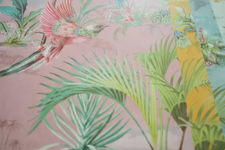 Pip Studio Palm Scene Vliesbehang Roze Online