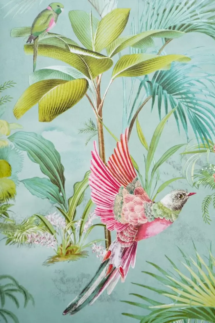 Pip Studio Palm Scene Vliesbehang Blauw Discount
