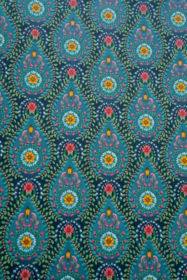 Pip Studio Raindrops Vliesbehang Donker Blauw Discount