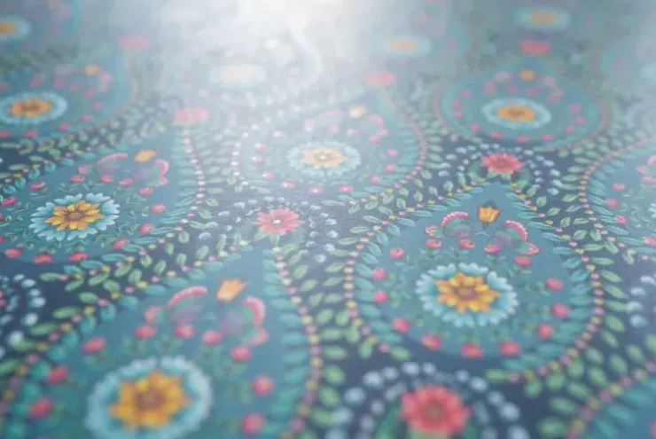 Pip Studio Raindrops Vliesbehang Donker Blauw Discount