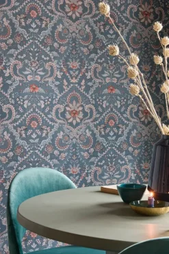 Pip Studio Saluti Vinylbehang Denim Blauw Discount