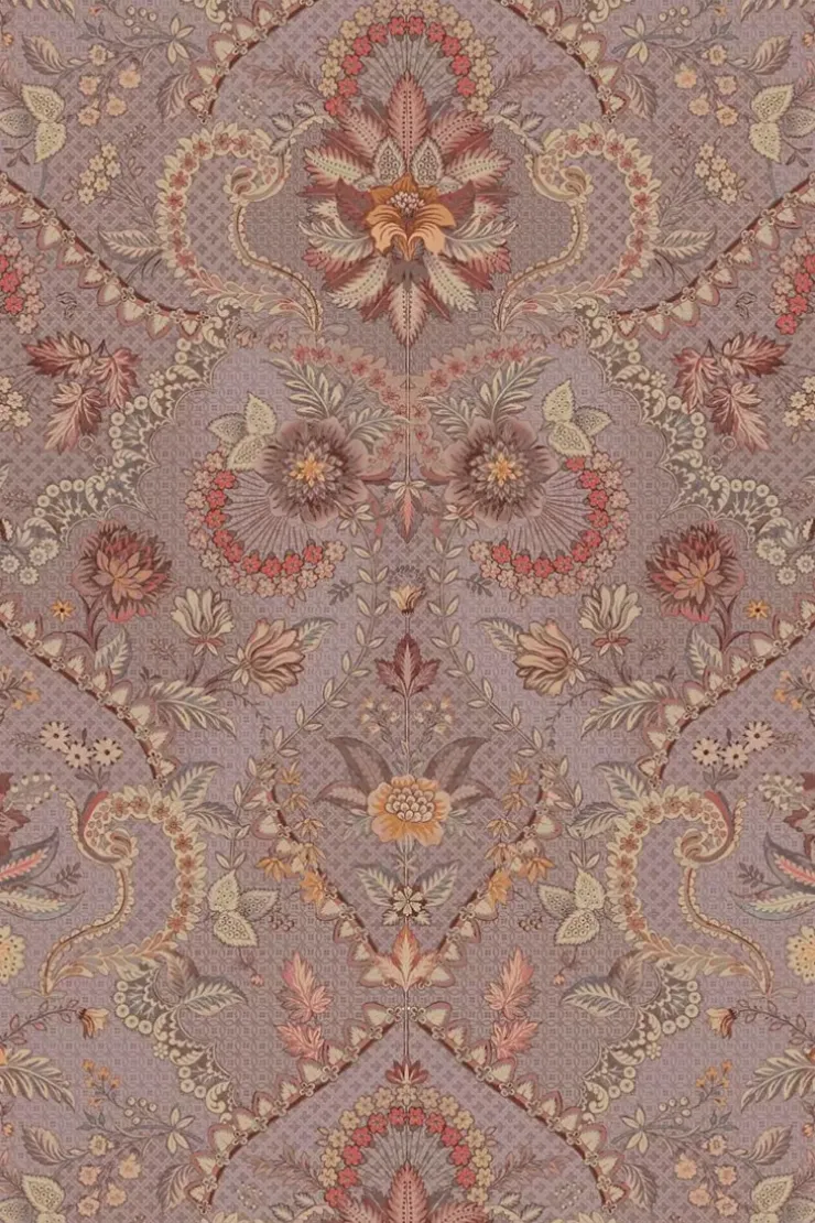 Pip Studio Saluti Vinylbehang Mauve Paars Hot