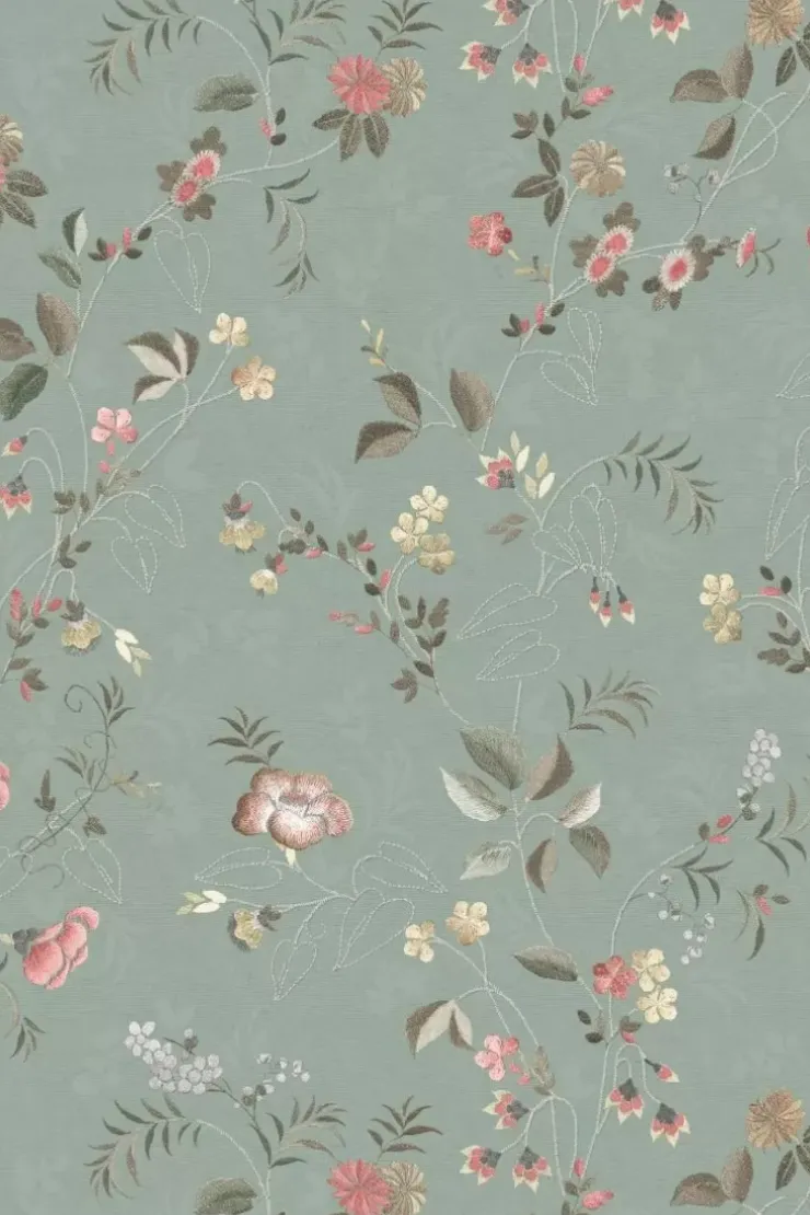 Pip Studio Tokyo Blossom Vliesbehang Jade Groen