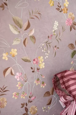 Pip Studio Tokyo Blossom Vliesbehang Roze Mauve Paars Best