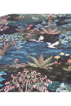 Pip Studio Poef Large Pip Garden Donkerblauw New