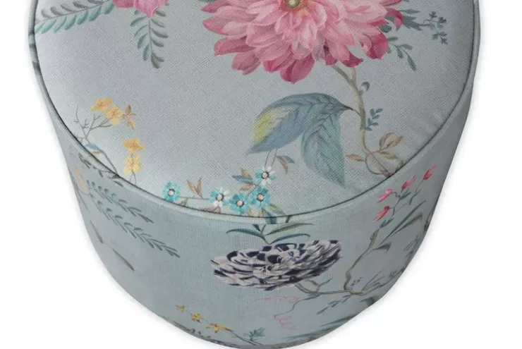 Pip Studio Poef Medium Fleur Grandeur Groen New