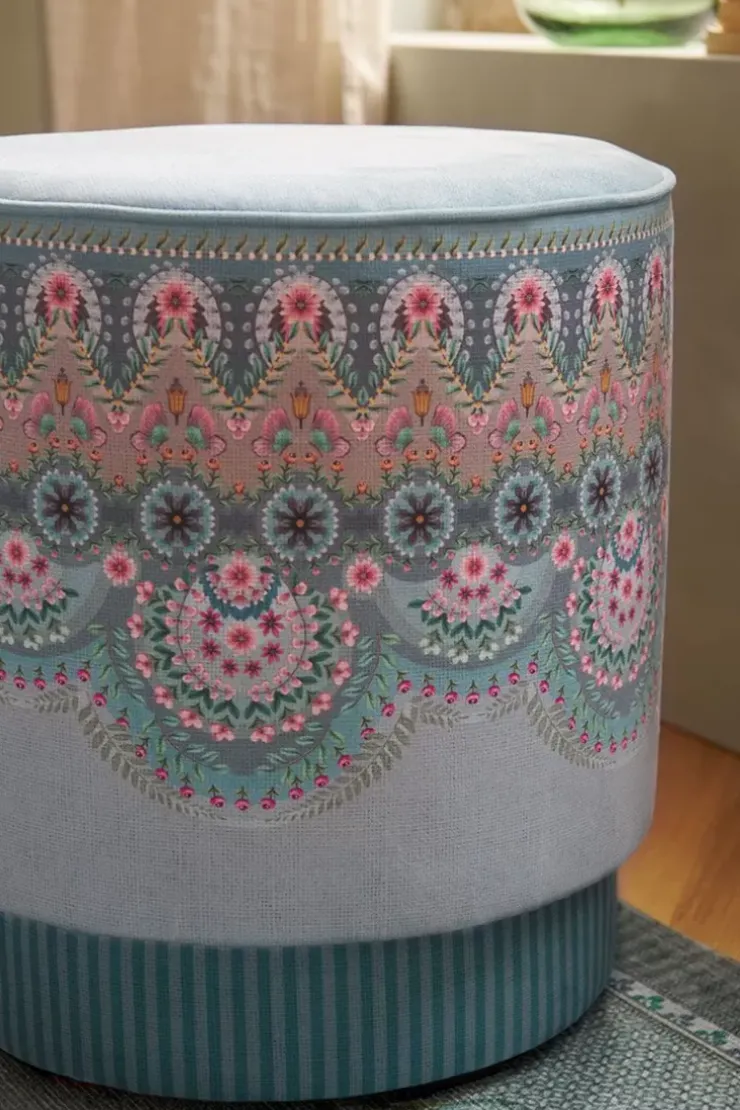 Pip Studio Poef Medium Majorelle Blauw New