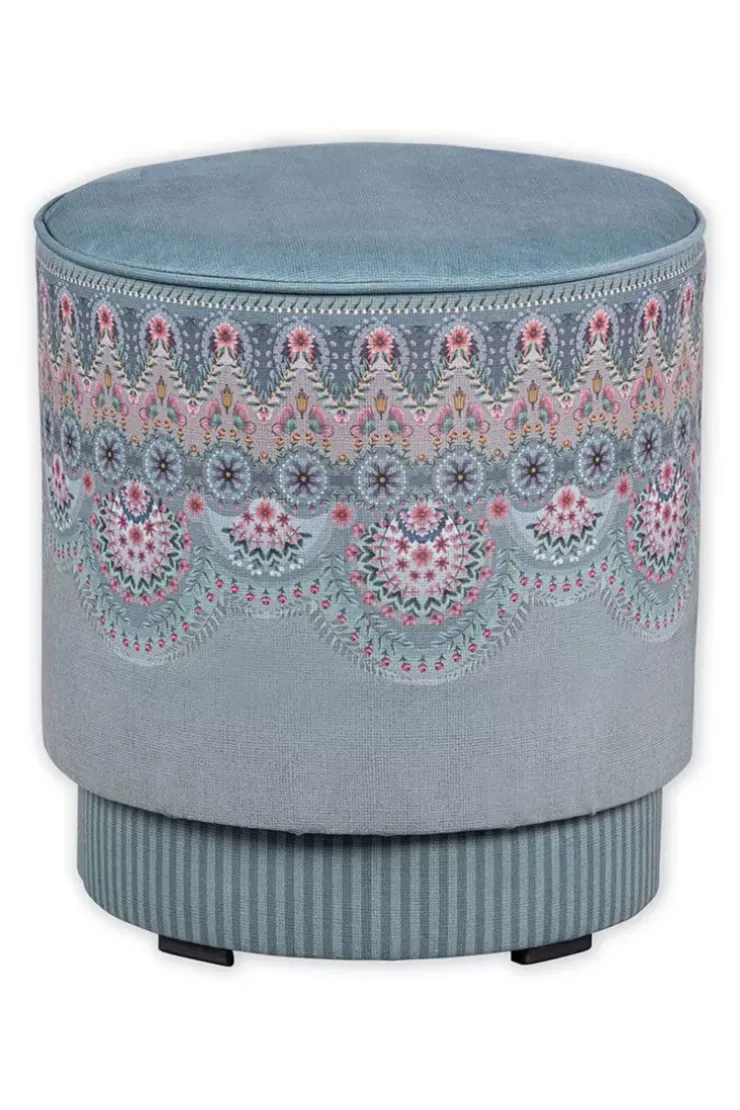 Pip Studio Poef Medium Majorelle Blauw New