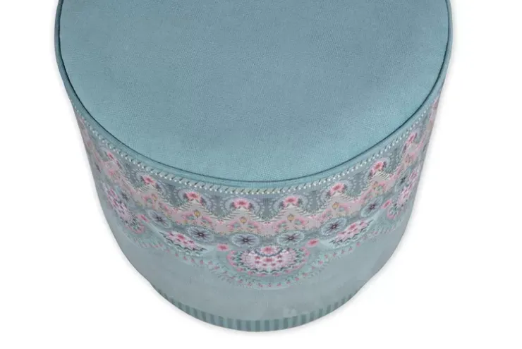 Pip Studio Poef Medium Majorelle Blauw New