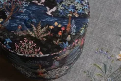 Pip Studio Poef Medium Pip Garden Donkerblauw Clearance