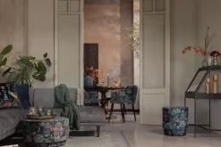 Pip Studio Poef Medium Pip Garden Donkerblauw Clearance