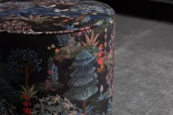 Pip Studio Poef Medium Pip Garden Donkerblauw Clearance