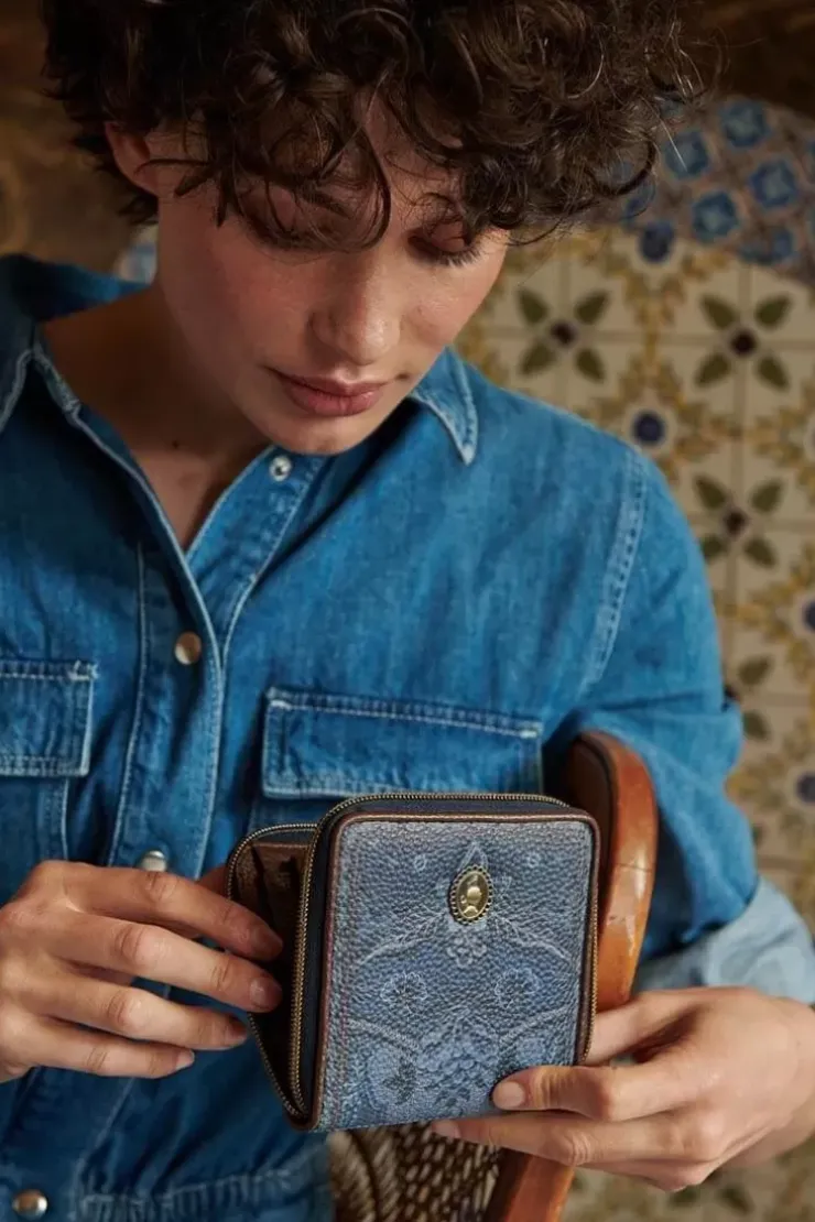 Pip Studio Portemonnee Vierkant Kyoto Festival Blauw Sale