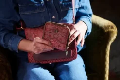 Pip Studio Portemonnee Vierkant Kyoto Festival Donker Roze Outlet