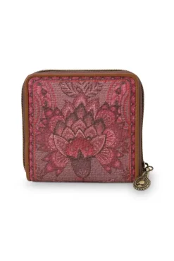 Pip Studio Portemonnee Vierkant Kyoto Festival Donker Roze Outlet