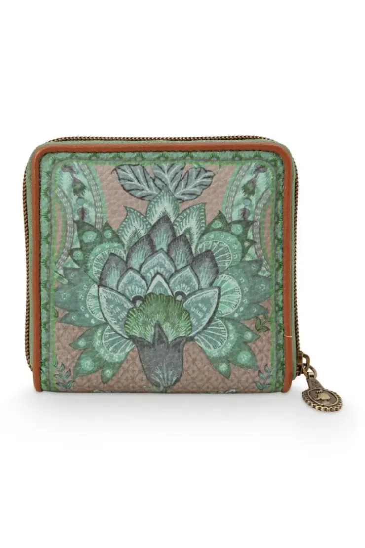 Pip Studio Portemonnee Vierkant Kyoto Festival Groen Clearance