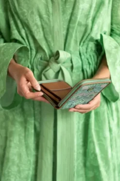 Pip Studio Portemonnee Vierkant Kyoto Festival Groen Clearance