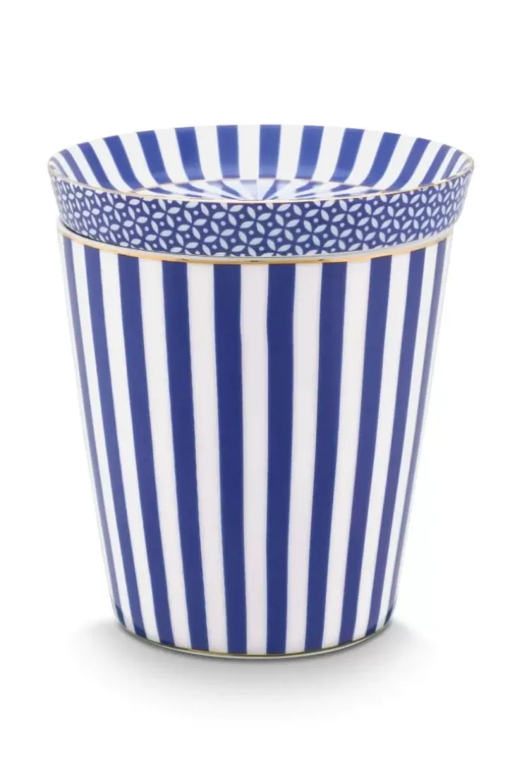 Pip Studio Royal Stripes Mok & Theetip Blauw Hot