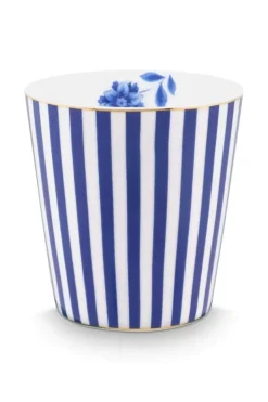 Pip Studio Royal Stripes Mok & Theetip Blauw Hot